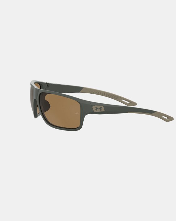 Men's UA Battle ANSI Polarized Sunglasses, Green, pdpMainDesktop image number 3